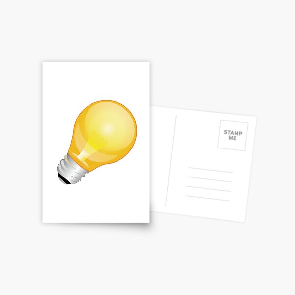 Light Bulb Stationery Redbubble - light bulb roblox horror game chapter 2