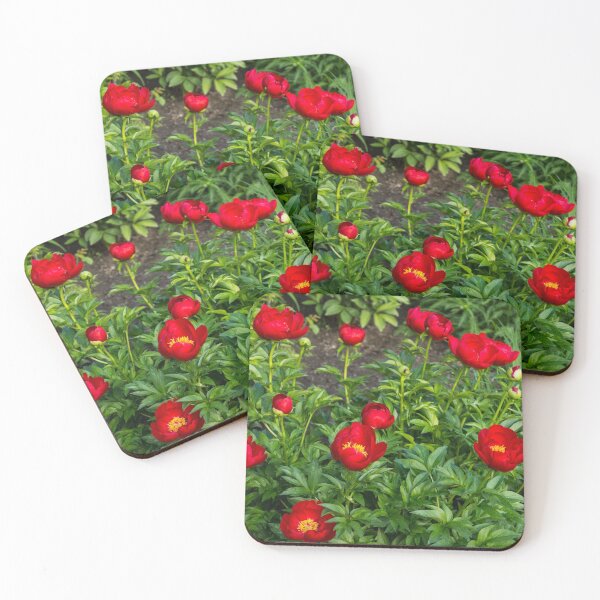Item preview, Scarlet Peony Garden -  designed and sold by Georgia Mizuleva.