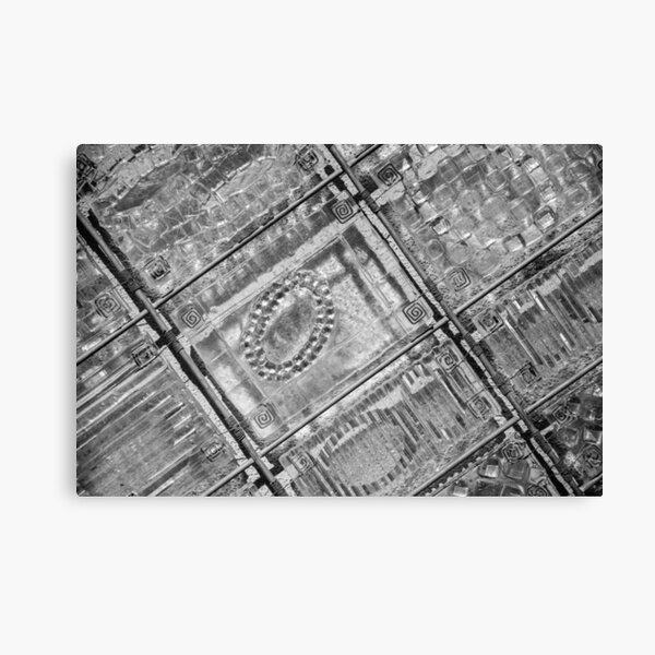 Black and White Abstract Geometric Photography Canvas Print