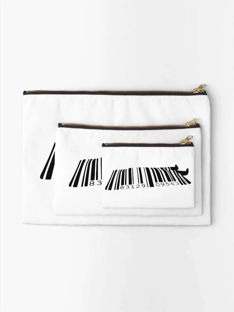 Thumbnail 2 of 4, Zipper Pouch, Bar code designed and sold by blegor.