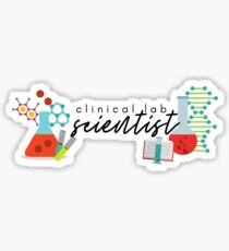 Clinical Lab Scientist Design Sticker