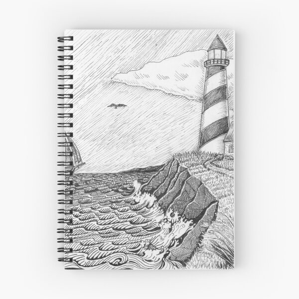 Item preview, Faro blanco y negro designed and sold by DarkRubyMoon.