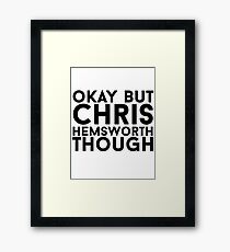 Chris Hemsworth Framed Print