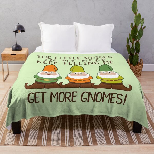 The Littles Voices Get More Gnomes Throw Blanket