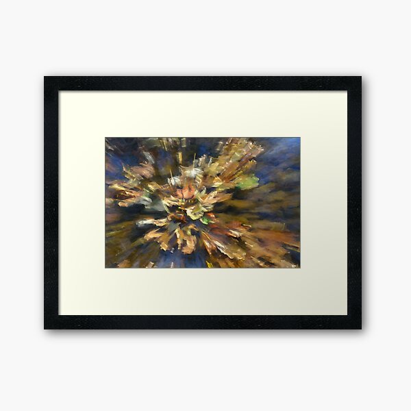 Abstract Leaves Photography Framed Art Print