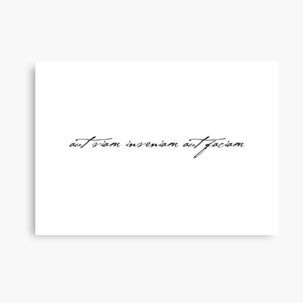 Latin Quotes Canvas Prints for Sale Redbubble