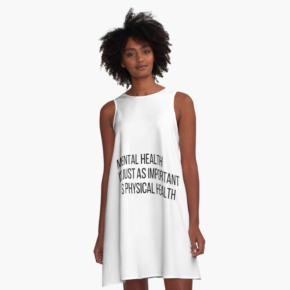 Mental Health Oversized T-Shirt dress for Women Original Design