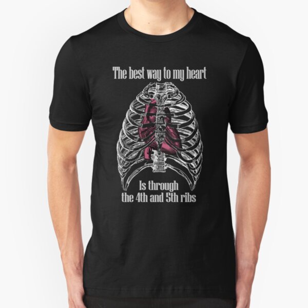 The Best Way to My Heart - Reverse Image Slim Fit T-Shirt