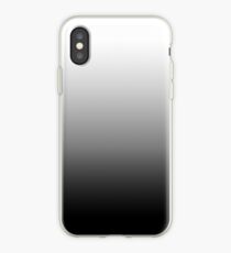 Gray Dip Dye - Black and White Ombre iPhone Case