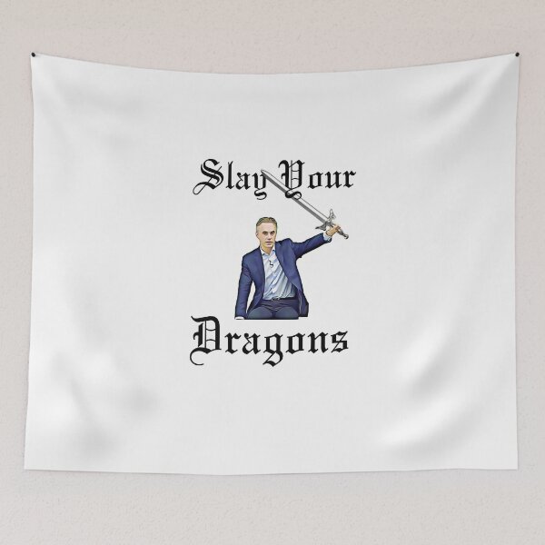 Item preview, Slay Your Dragons Jordan Peterson designed and sold by meme-dreamer.