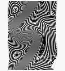 Monochrome Pattern 011 Poster