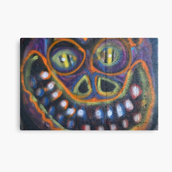 Graffiti Wall Art Photography - Smile Canvas Print