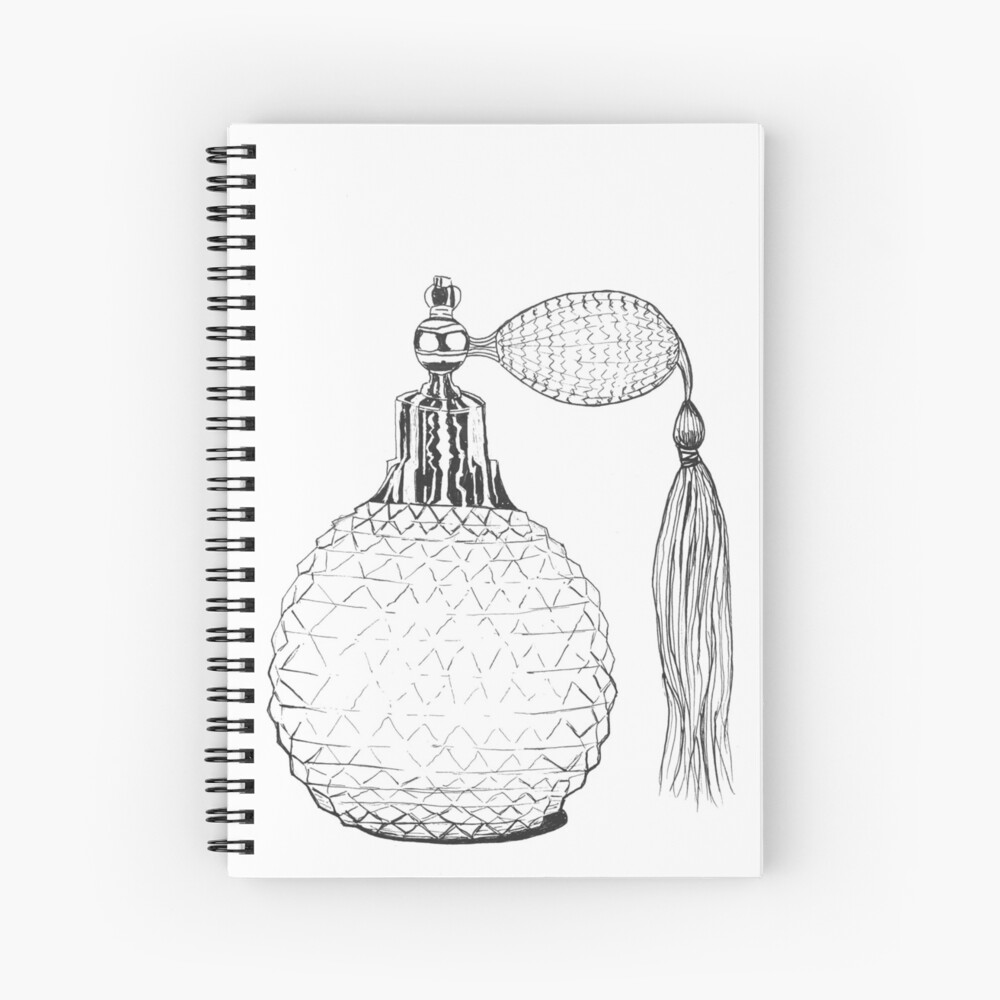 Sketch of perfume bottle for your design Vector Image