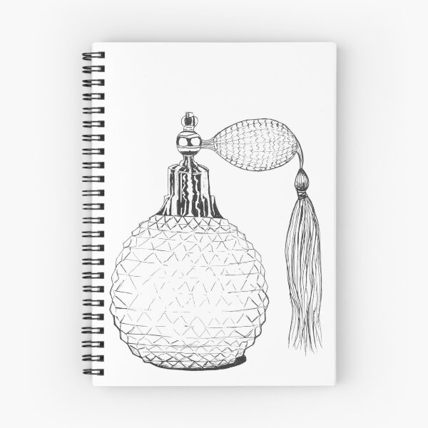 Item preview, Vintage Perfume Bottle Ink Drawing designed and sold by studiosunbear.
