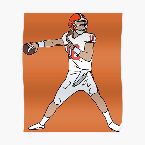 Trevor Lawrence Clemson Poster