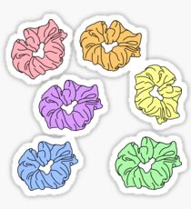 Regenbogen-Scrunchie-Pack Sticker