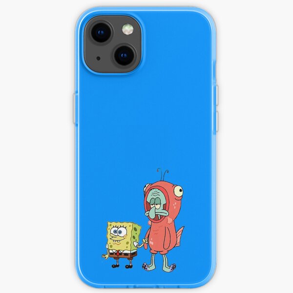 Squidward and Spongebob iPhone Soft Case
