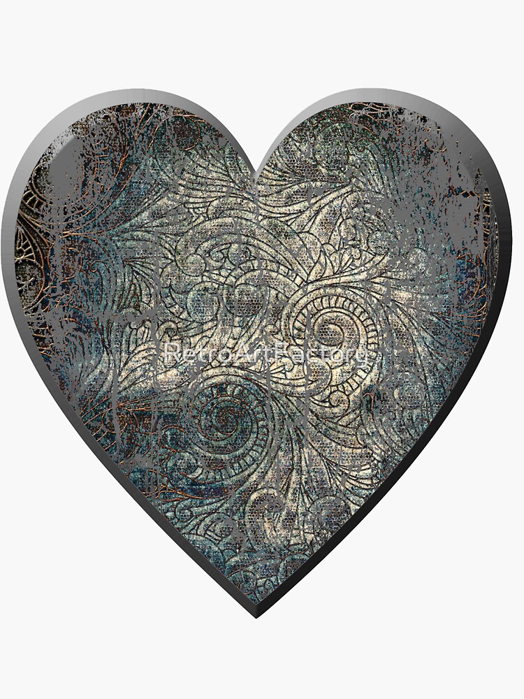 A Distressed Heart by RetroArtFactory