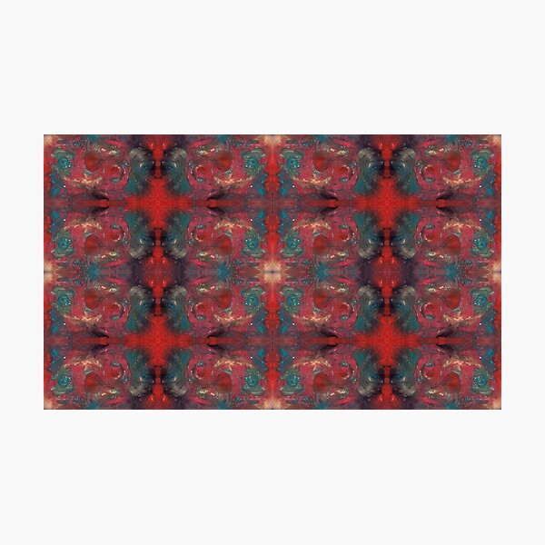 "pat_tho" - SDTho_Art: oil pastel, abstract, digital pattern Photographic Print