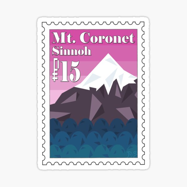 Mt. Coronet Stamp Sticker