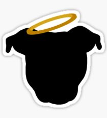 Halo Pittie Sticker