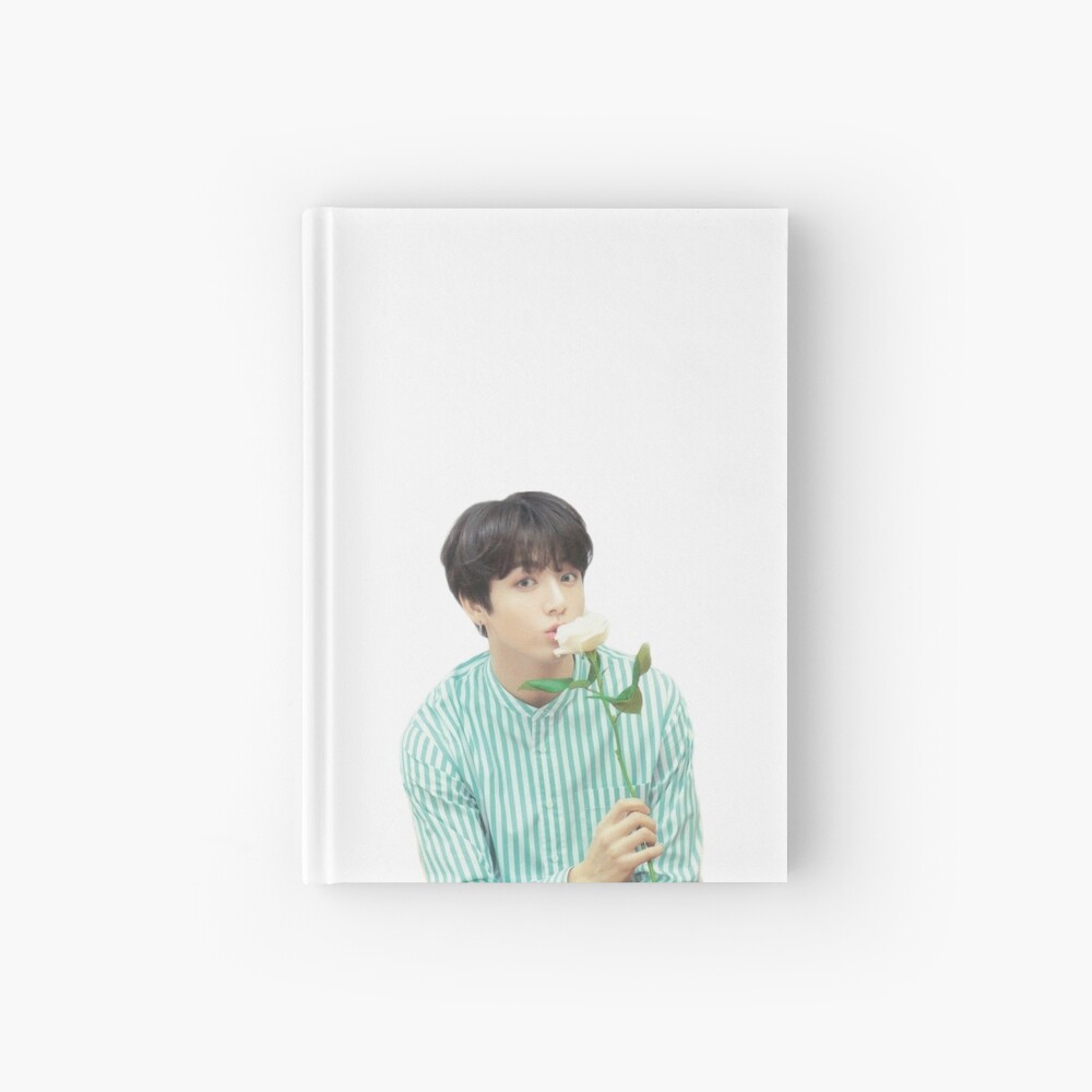 Jungkook Green Aesthetic Bts Hardcover Journal For Sale By Suzangg Redbubble