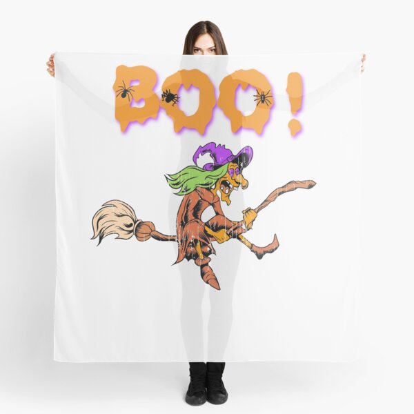 Item preview, Boo! crazy Witch on Broom Halloween Holiday T shirt designed and sold by we1000.