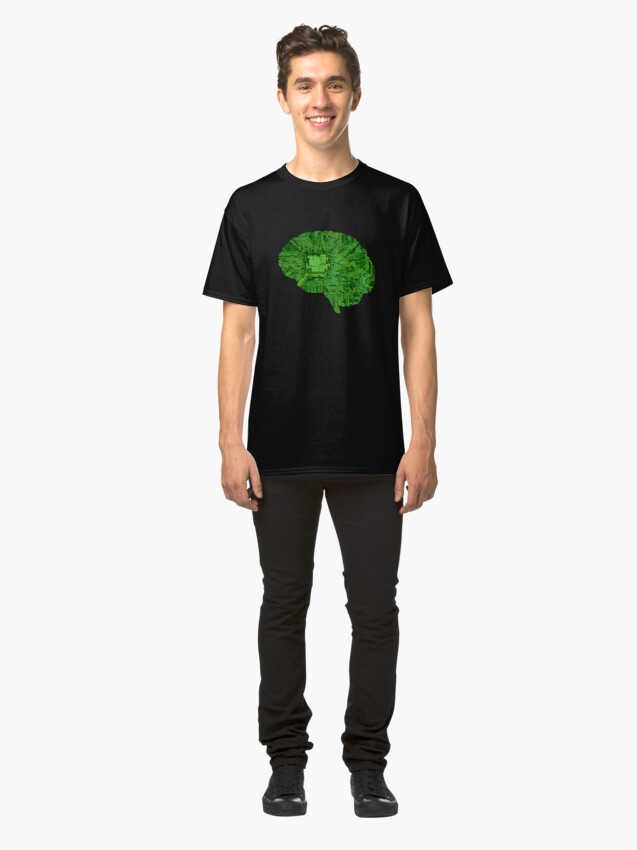 Alternate view of Brain In A Jar Classic T-Shirt