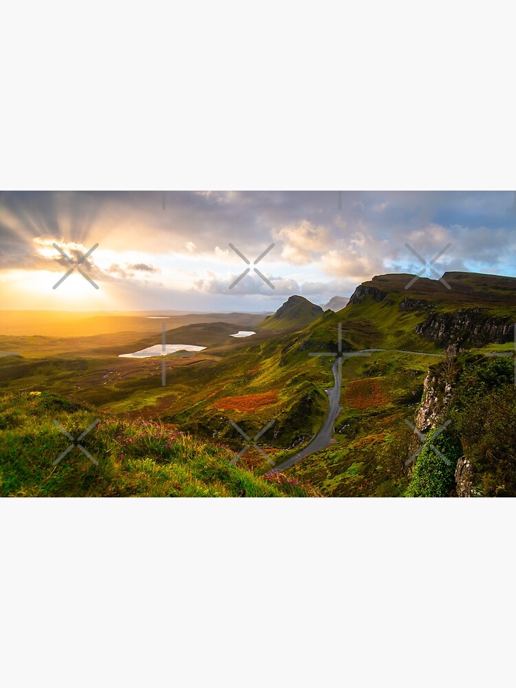 Thumbnail 3 of 3, Photographic Print, Quiraing Sunrise Isle of Skye Scotland designed and sold by AdrianAlford.