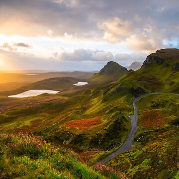 Artwork thumbnail, Quiraing Sunrise Isle of Skye Scotland by Adrian Alford Photography