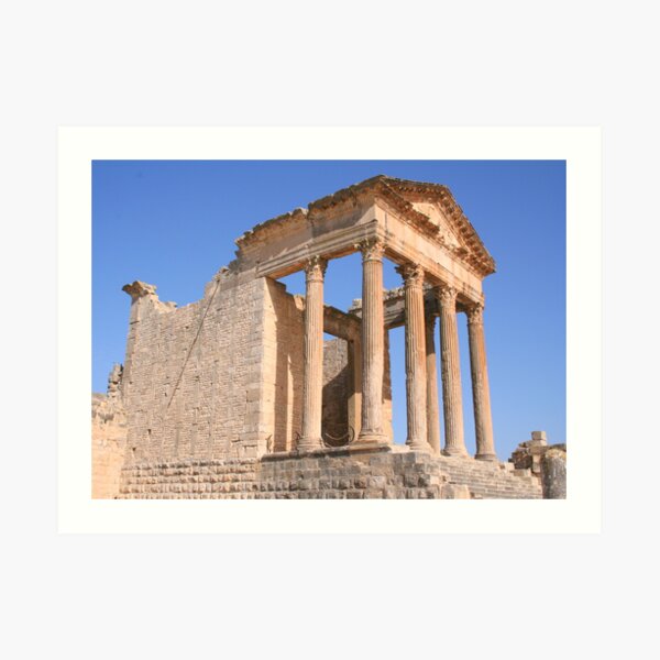 The Capitol at Dougga Art Print