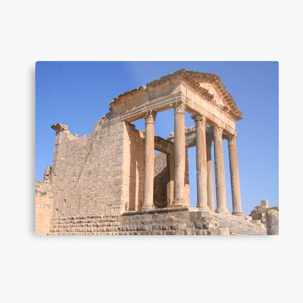 The Capitol at Dougga Metal Print