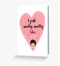 YOU (Netflix) Joe Goldberg - Penn Badgley / Valentine's Day Greeting Card