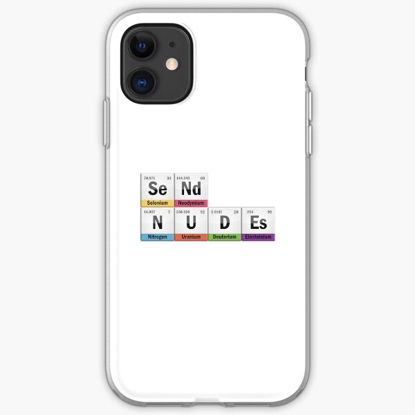 Send nudity with chemistry iPhone Soft Case