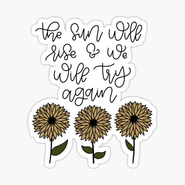 sunflowers Sticker