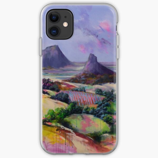 Glasshouse Mountains Dreaming iPhone Soft Case