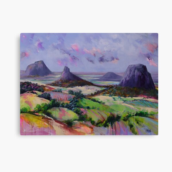 Glasshouse Mountains Dreaming Canvas Print