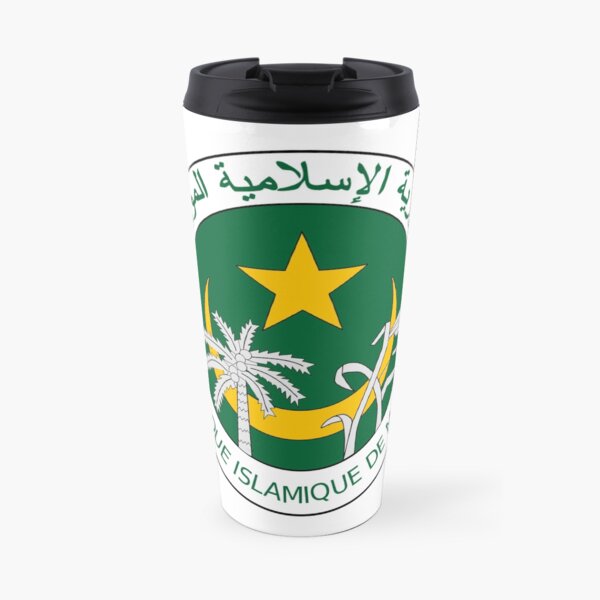National Seal of Mauritania Travel Mug