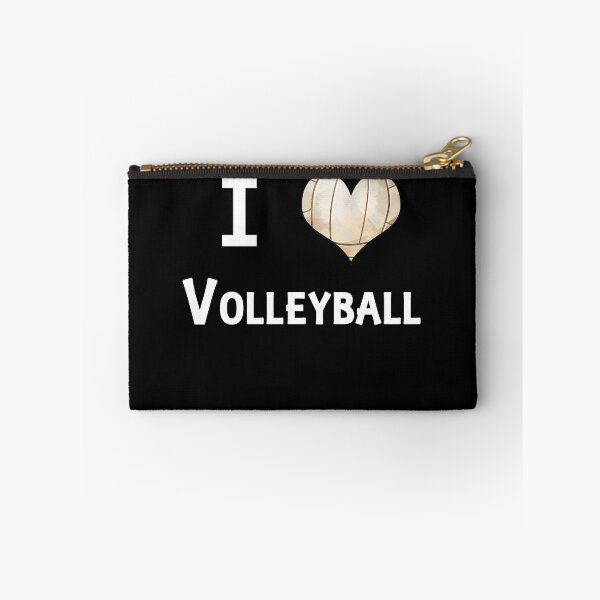 Item preview, I Love Volleybal Heart Ball Fan Designs designed and sold by SpiritWestDesig.