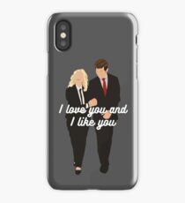 I Love You and I Like You iPhone Case