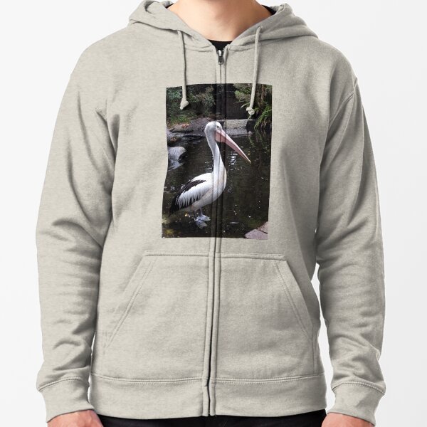 Australian Pelican Zipped Hoodie