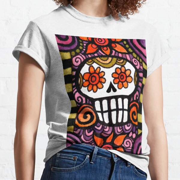 Day of the Dead Sugar Skull Classic T-Shirt