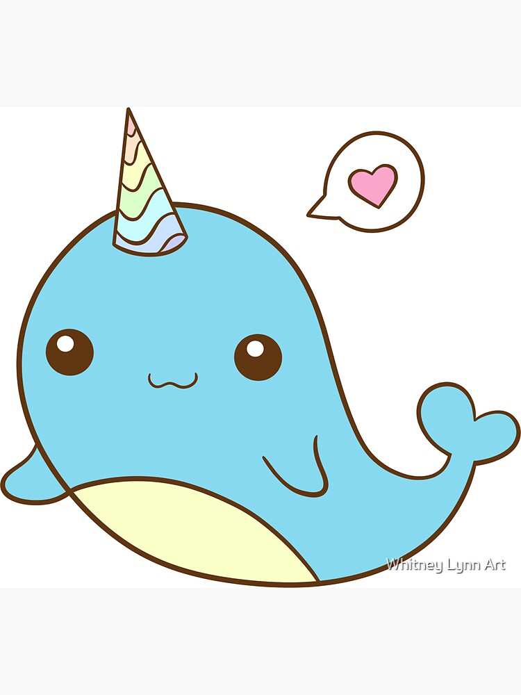 Thumbnail 3 of 3, Magnet, ‘Lil Narwhal designed and sold by catahstrophic.