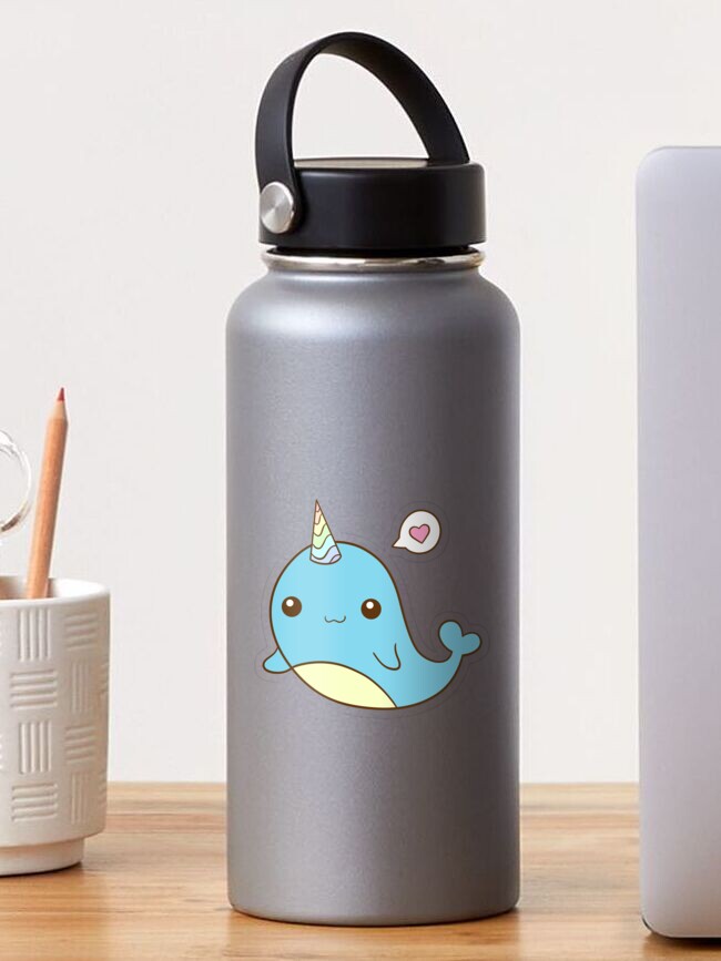 Thumbnail 1 of 3, Sticker, ‘Lil Narwhal designed and sold by catahstrophic.