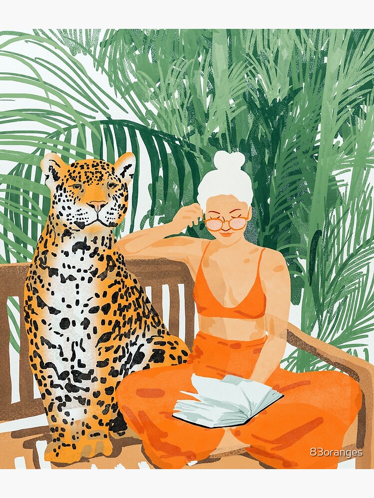 Jungle Vacay II #painting #illustration by 83oranges