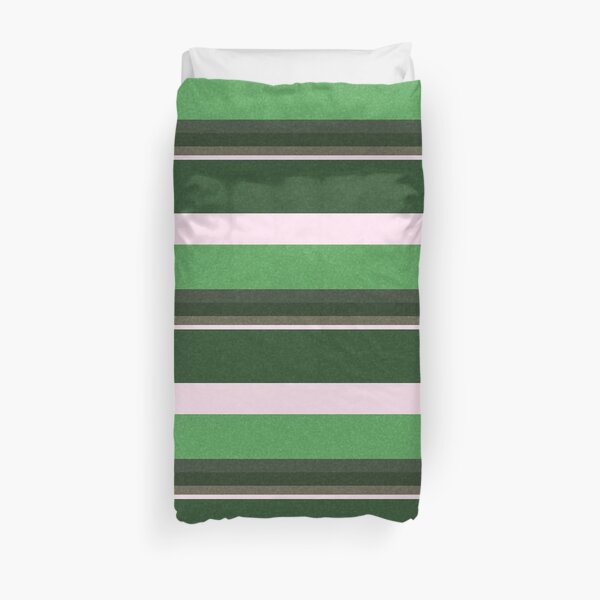 Pink Roses in Anzures 1 Stripes 5H Duvet Cover