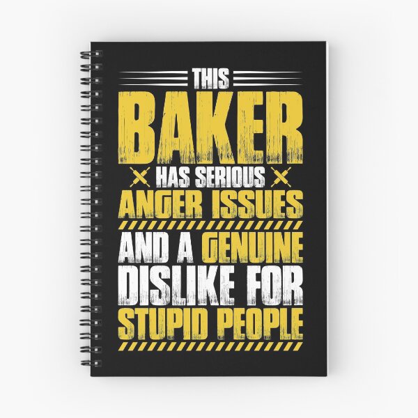 Item preview, Baker Bakery Baking Gift Present Anger Issues designed and sold by Krautshirts.