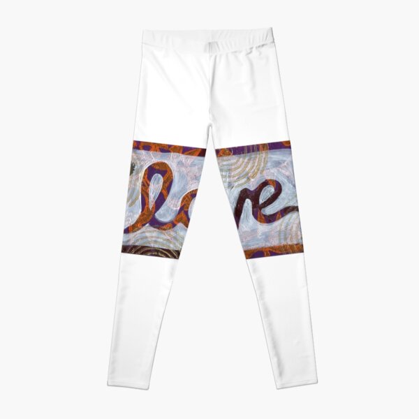 Love script Leggings