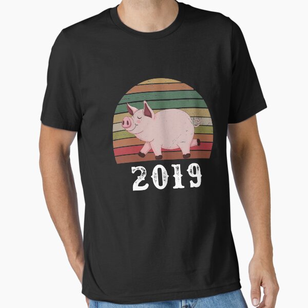 Item preview, Vintage Pig Year Of The Pig 2019 T-Shirt designed and sold by TeeAmz.