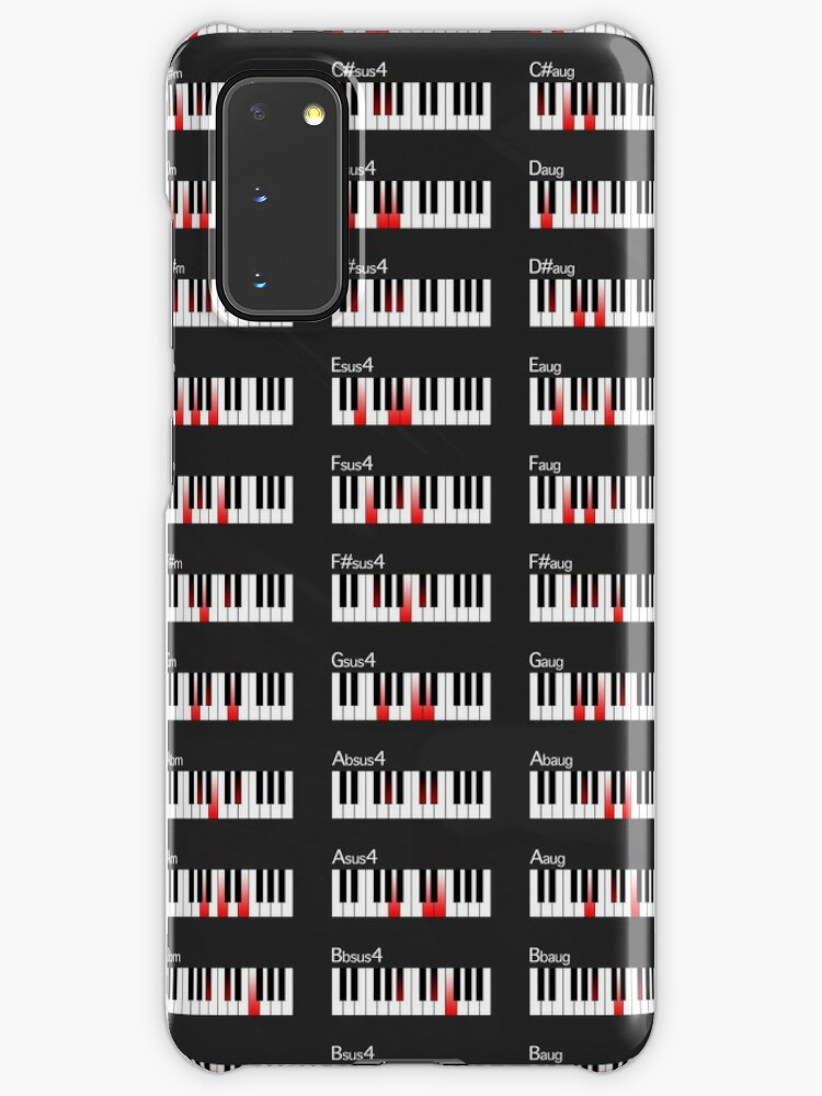 Piano Chords Case Skin For Samsung Galaxy By Finlaymcnevin Redbubble